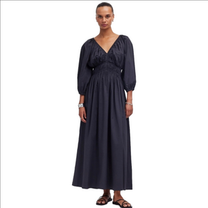 Madewell Black Midi Dress